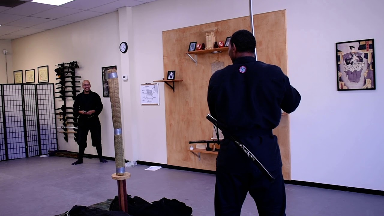 Ninpo Bikenjutsu Tameshigiri Tatami Mat Cutting YouTube