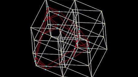 A cross section of a 5-dimensional hyper-cube