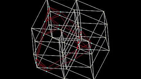 A cross section of a 5-dimensional hyper-cube
