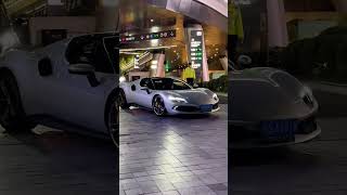 Enjoy luxury cars, rich people drive a Ferrari 296 and take girls for a ride. It