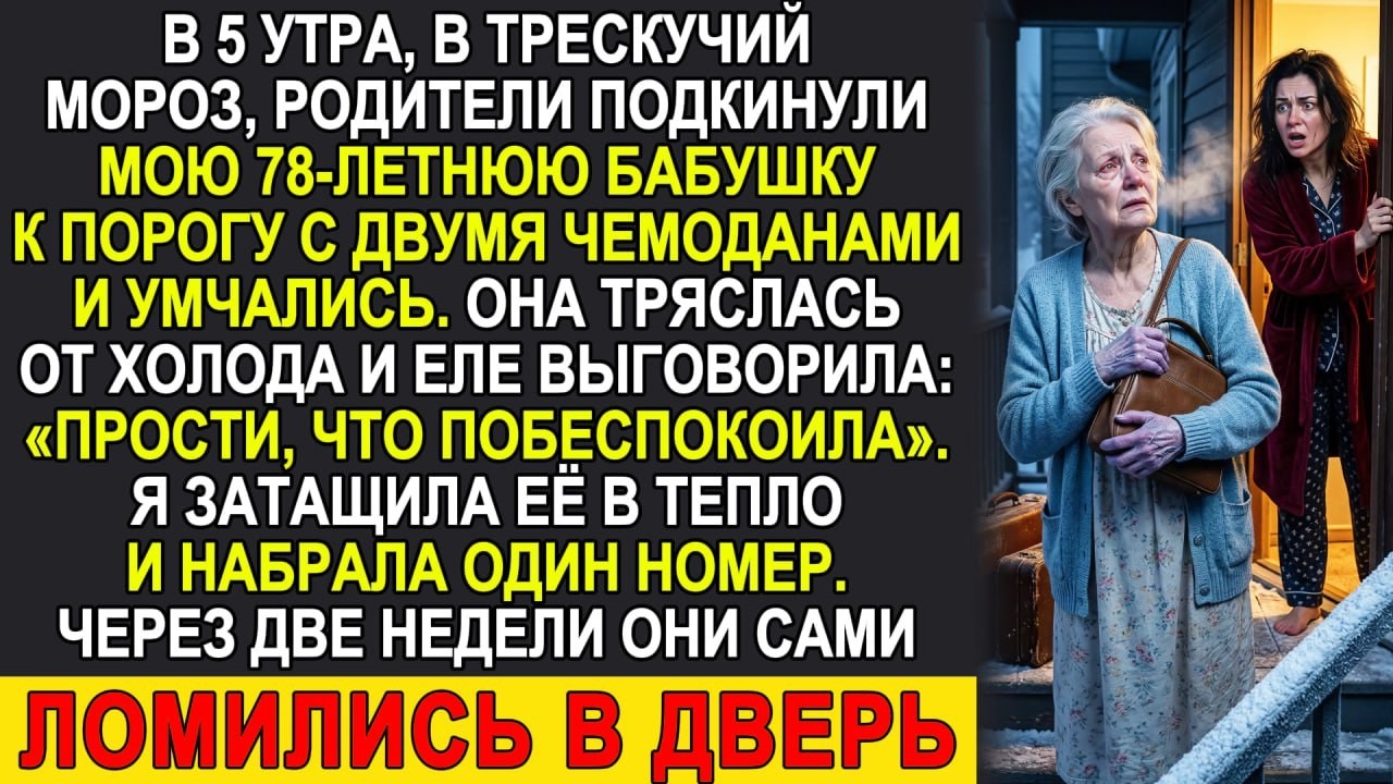 В минус семнадцать родители бросили бабушку на крыльце. Я набрала один номер