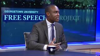Speaking Freely with Eugene Scott
Sanford Ungar discusses the crossroads of identity politics and Free Speech with Eugene Scott, Political Reporter for The Washington Post. This interview was recorded on April 20, 2018. Subscribe to the Free Speech Projects newsletter at http://freespeechproject.georgetown.edu/subscribe. Speaking Freely with Eugene Scott