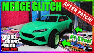 Car Merge Glitch After Patch - 100% Working! *How To Get F1 Tires On Your Cars* | GTA 5 Online screenshot 2