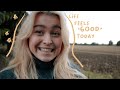 a good mental health day (food, countryside home vlog)