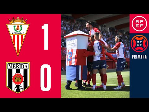 RESUMEN #PrimeraFederación | Algeciras CF 1-0 AD Mérida | Grupo 1 | Jornada 34