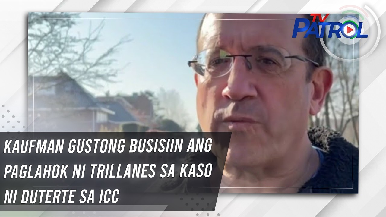 Kaufman gustong busisiin ang paglahok ni Trillanes sa kaso ni Duterte sa ICC | TV Patrol