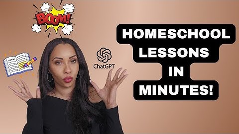 How I Use ChatGPT To Make Homeschool Lesson Plans Fast!