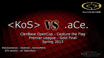 ClanBase OpenCup CTF Grand Final - Spring 2013 - KoS vs .aCe. (Part 1)