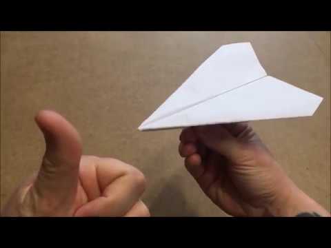 Origami lidmašīna Kā padarīt papīra lidmašīnu, kas lido tālu - deltaplāns