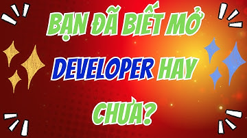 Học Excel - Cách mở menu Developer công cụ nâng cao trong Excel| Học Tập Channel