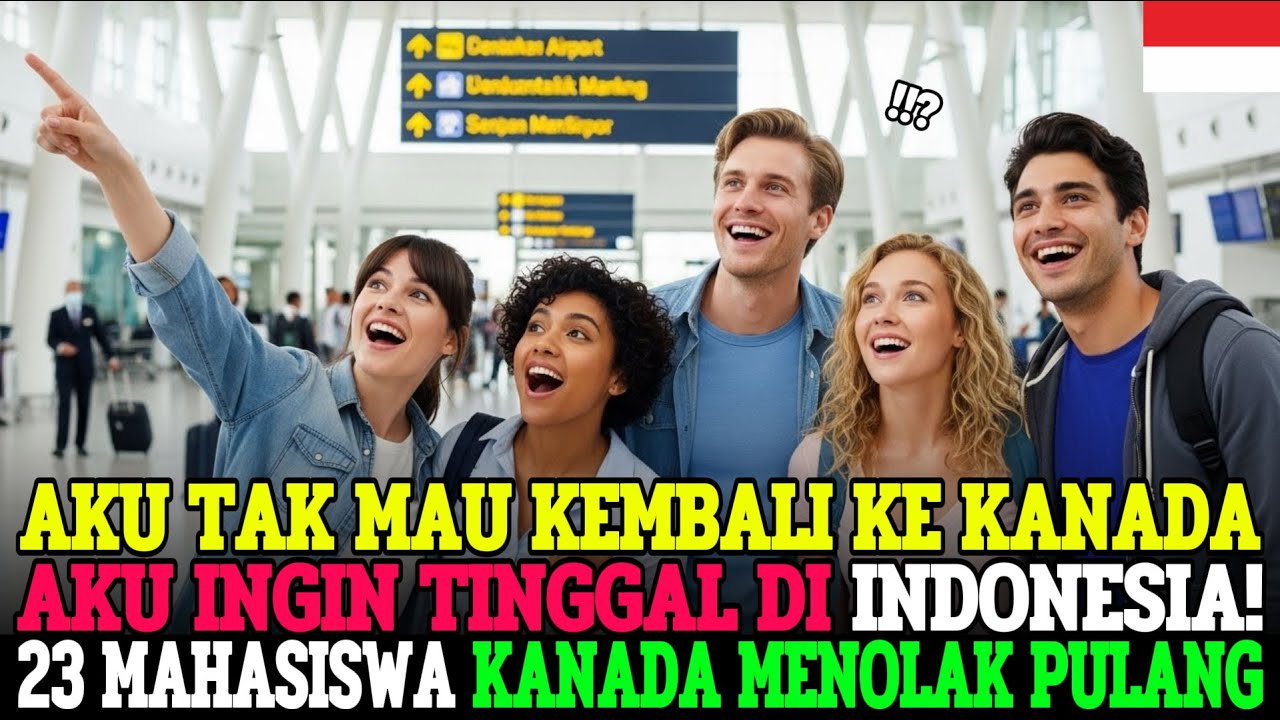 KAMI MENOLAK PULANG!” 23 SISWA ELIT KANADA TERPUKAU STUDI TUR DI INDONESIA, DISOROT CNN