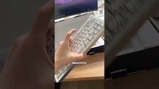 The Worlds CREAMIEST Keyboard #computertechnic #techtok #gamingkeyboard