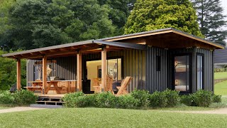 Shipping Container House | 3 Bedrooms | Cozy House Made From Hardened Steel Barrels