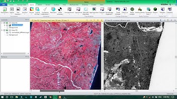NDBI (Normalized Difference Built-Up Index) using Erdas Imagine 2014