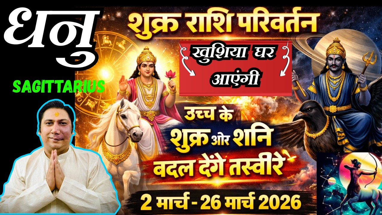 Dhanu rashi / lagna –Venus transit march 2026 – astroguru Nikhil