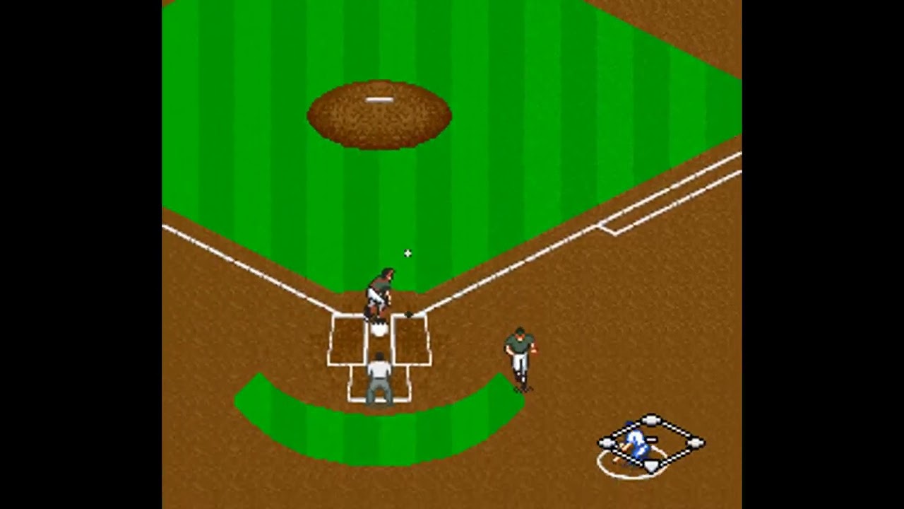 Super 3D Baseball (Super Famicom) 【SFC】スーパー3Dベースボール [ホークス vs ベイスターズ] オープン戦 あいち(ベイスターズがホーム) 1st