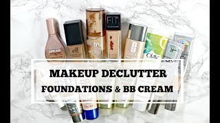 Makeup Declutter | Foundations & BB Cream