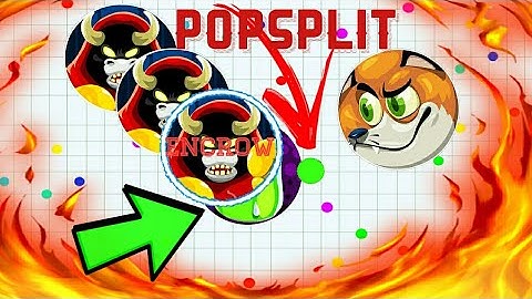BLOB - INSANE DESTROYING TEAM - TRIPPLE POPSPLIT - MY BEST THUMBNAIL ? - NEW INTRO (Agar.io)