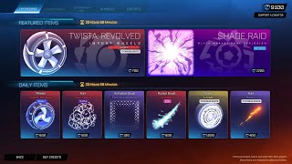 Hasher Revolved Cobalt Wheels & Looper Anium Wheels In Item Shop - 27.04.2022.