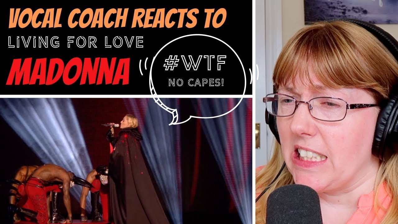 Vocal Coach Reacts to Madonna 'Living for Love' The Brits 2015 #whatwentwrong