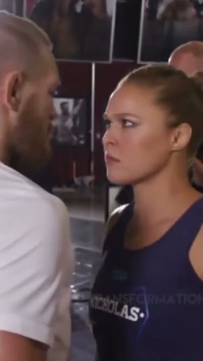 Conor McGregor stare down with Ronda Rousey | UFC | Like & Subscribe!