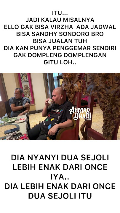 Download lagu SANDHY SONDORO NYANYI DUA SEJOLI LEBIH ENAK DARI ONCE MEKEL #ahmaddhani #sandhysondoroduasejoli