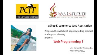 Web Project Task 25 | 1st Year | Semester 01 | Java Institute