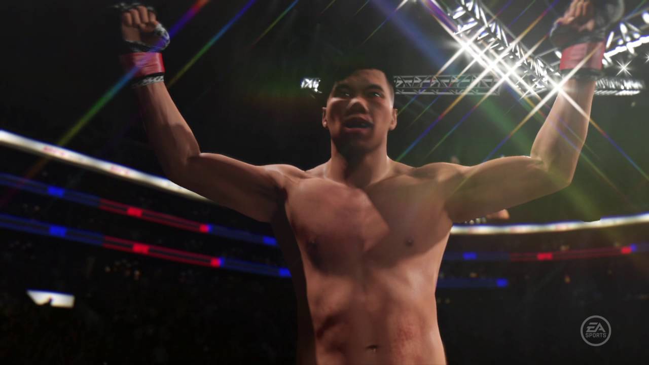 SUPERMAN PUNCH OFF CAGE KO!!! - EA SPORTS™ UFC® 2
