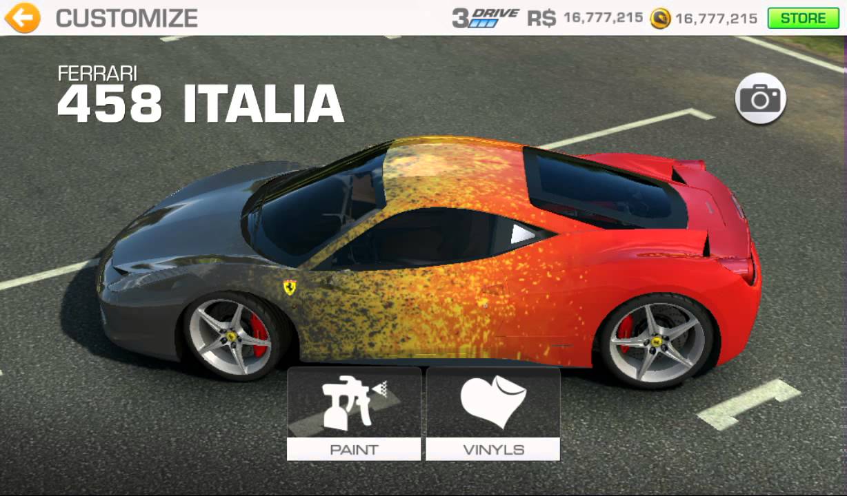 Real Racing 3 458 Italia Grafity Stile Tutorial Youtube