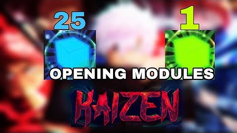 (NEW UPDATE!!) OPENING MODULES IN KAIZEN || ROBLOX
