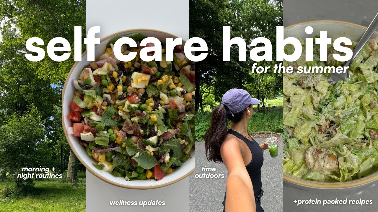 *ACTIVE* SELF CARE DAY IN MY LIFE | summer wellness routines & habits ...