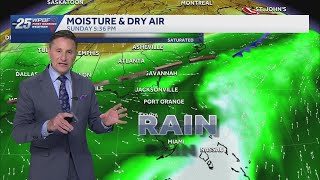 Tropical Moisture, Some Heavy Rain