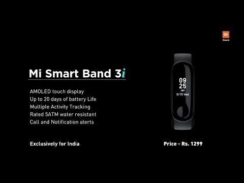 Introducing #MiSmartBand3i -