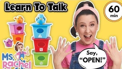 Learn To Talk with Ms Rachel - Toddler Learning Video - Learn Colors, Numbers, Emotions & Feelings
