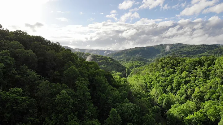 Hinton, West Virginia drone footage