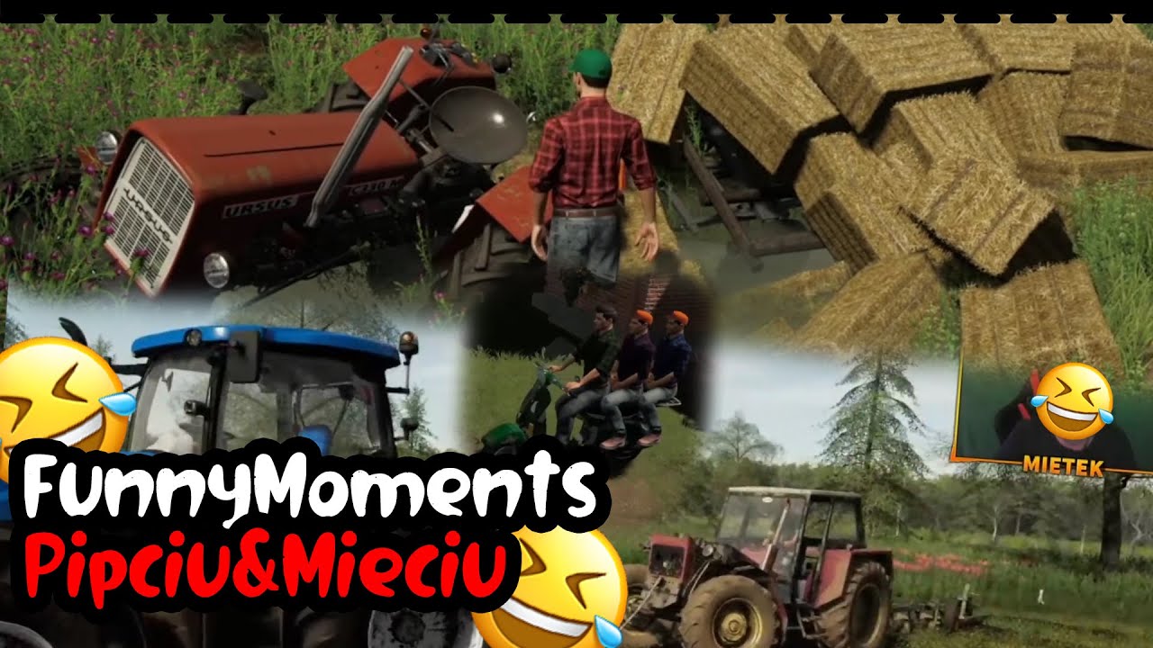 FunnyMoments Pipciu&Mieciu 😂😂 skoki sankami , rozerwane ciągniki 😂