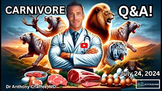 🔴Carnivore Live, Bali Edition! With Dr Anthony Chaffee | LIVE Q&A July 24th, 2024