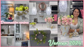 DECORACIÓN DE MI COCINA🍋‍🟩VERANO 2024 + NUEVOS CAMBIOS|Kitchen 🍏