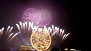 New20111231跨年倒數迎接2012高雄義大世界11分11秒全台最久煙火秀全記錄