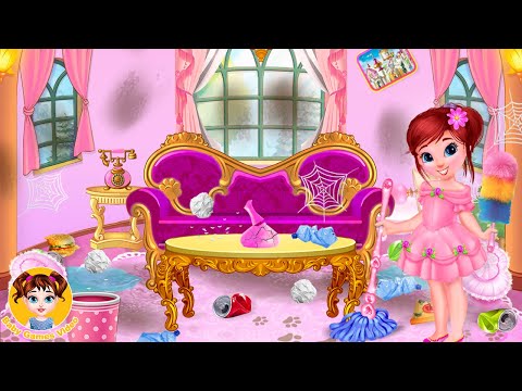 Princess House Cleanup For Girls: Keep Home Clean - Baby Games Videos for Girls
