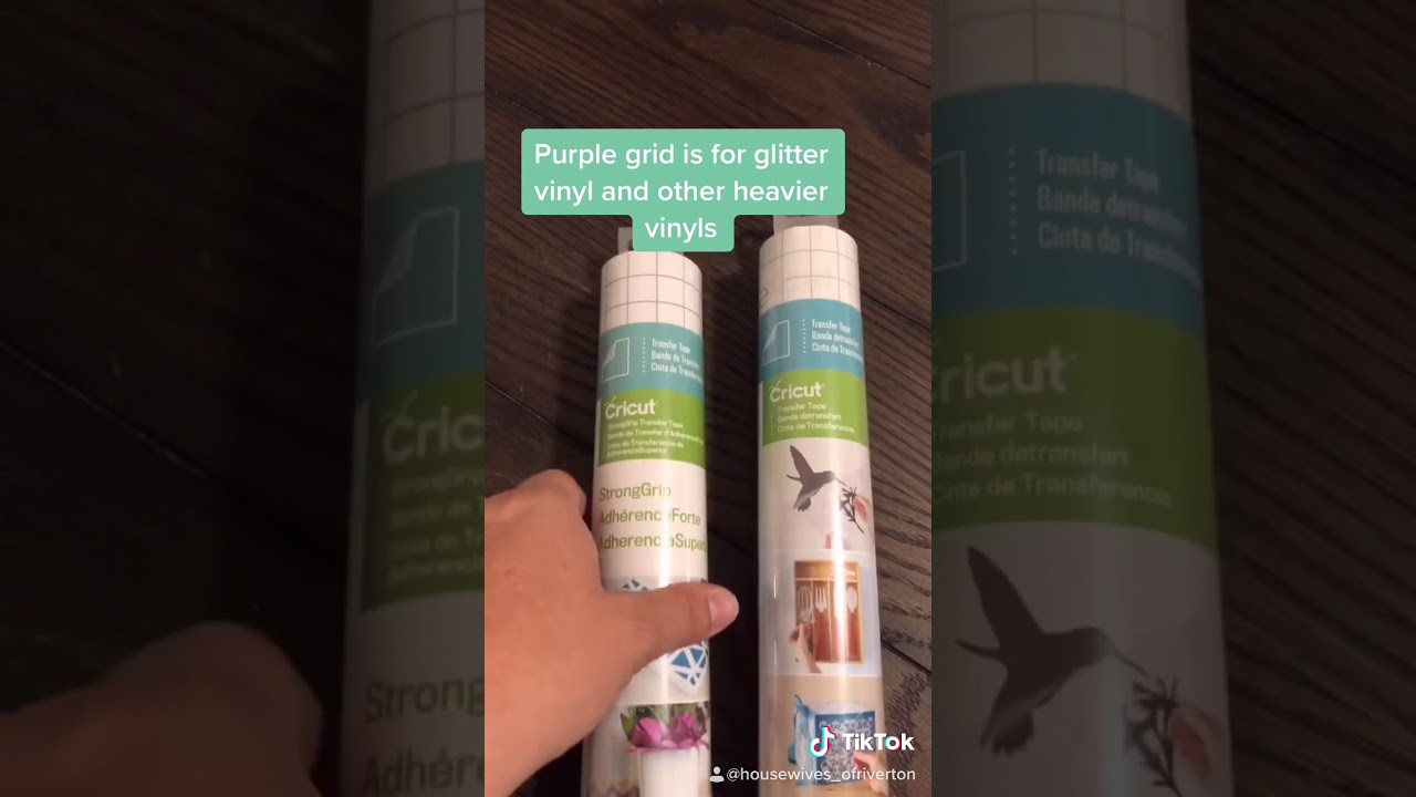 How to tell Strong grip transfer tape from Standard grip transfer