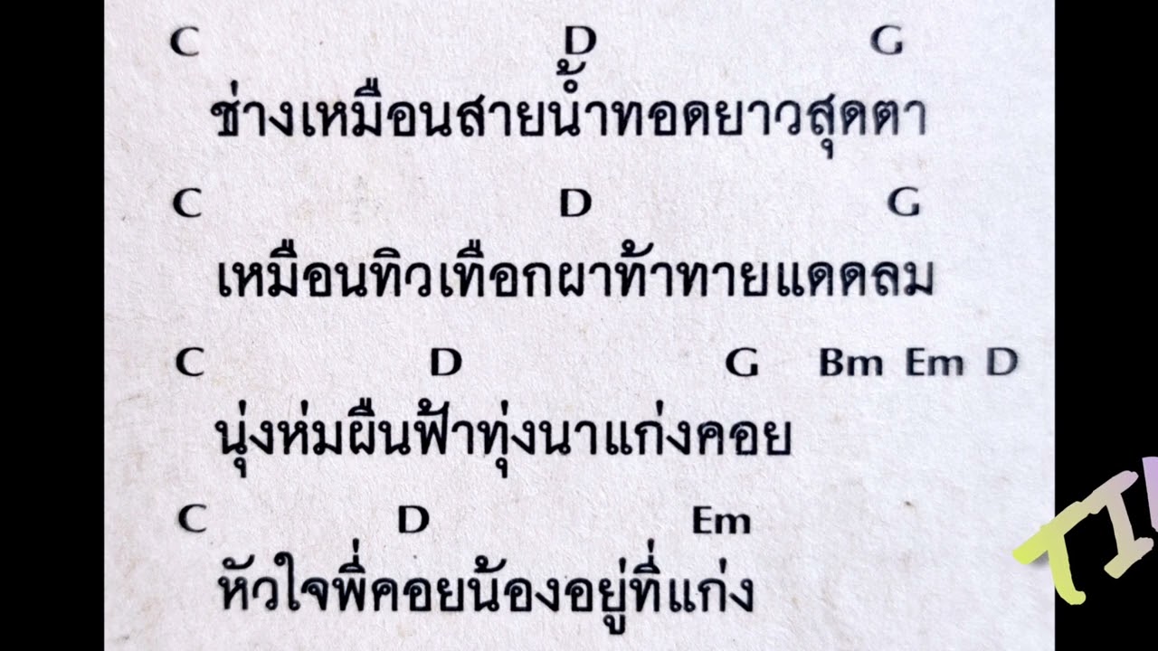 คอร์ดเพลง แร้งคอย คาราบาว