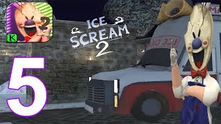 Ice Scream 2 - NEW GAME - NEW CHARACTERS  - Almost Escape - Gameplay Walkthroughs (IOS ANDROID) screenshot 3