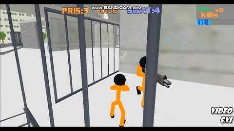 Stickman Prison: Counter Assault full gameplay