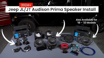 Audison Prima | The Ultimate Plug & Play Speaker Upgrade for 2024+ Jeep Wrangler & Gladiator