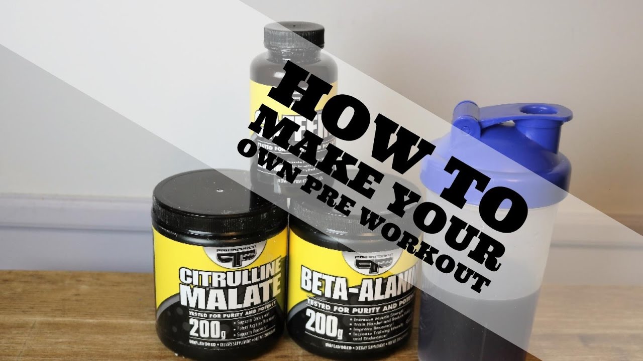 How To Make Your Own Pre Workout YouTube