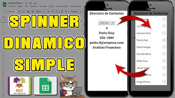 CÓMO CARGAR DATOS EN SPINNER Y MOSTRAR INFORMACIÓN CON MIT APP INVENTOR Y GOOGLE SHEETS