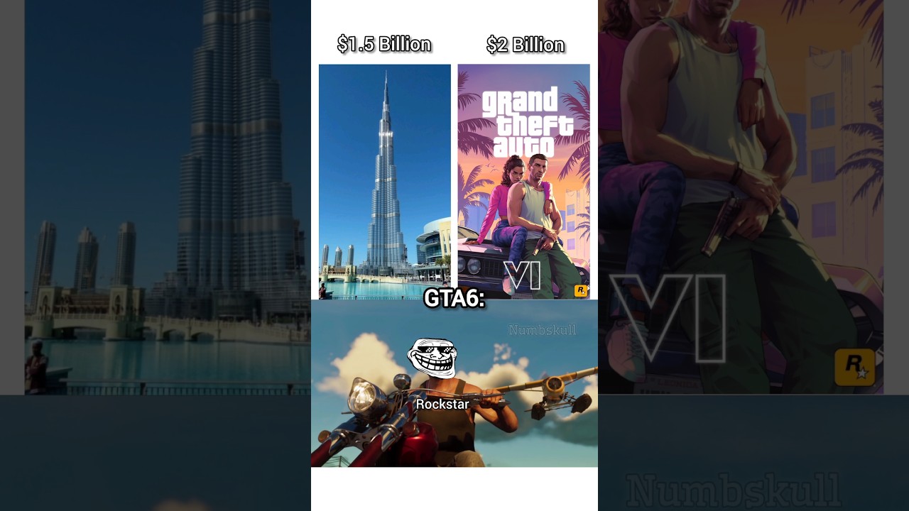 GTA 6 costs more than the Burj Khalifa 🤯 