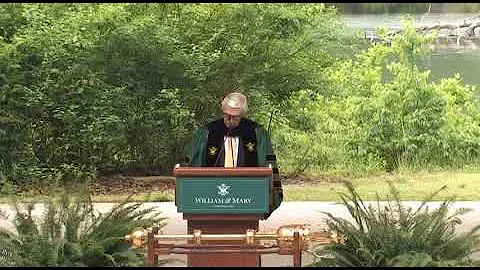 2018 William & Mary Law School Diploma Ceremony Video