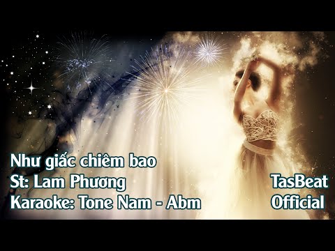 Karaoke Như Giấc Chiêm Bao - Tone Nam | TAS BEAT